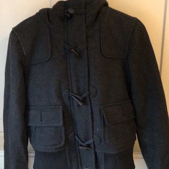 Jacob black pea coat - Picture 2 of 4